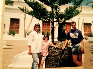 Another family holiday, I'm not sure where - likely to be Greece or one of the Canary islands... 